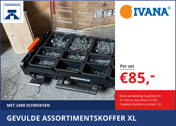 Gevulde assortimentskoffer XL