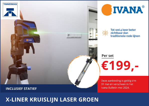 X-Liner kruislijn laser groen