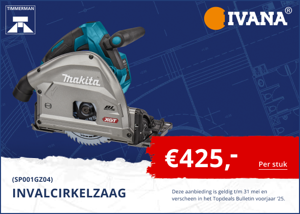 Makita Invalcirkelzaag 165 mm