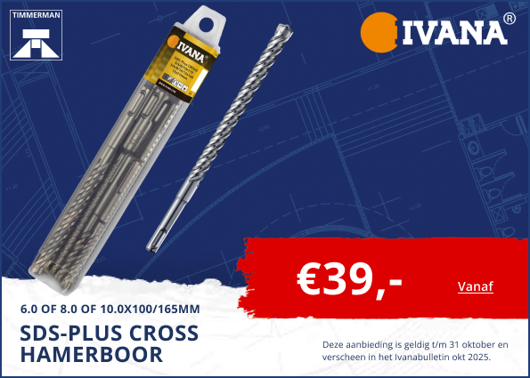 SDS Plus Cross Hamerboren