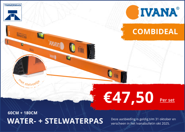 Combideal: Waterpas + Stelwaterpas