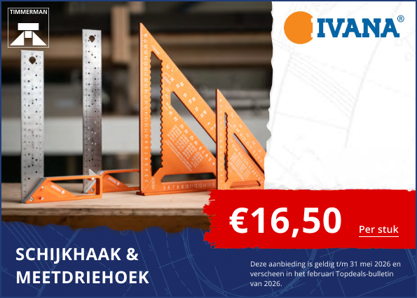 Schijkhaak & meetdriehoek